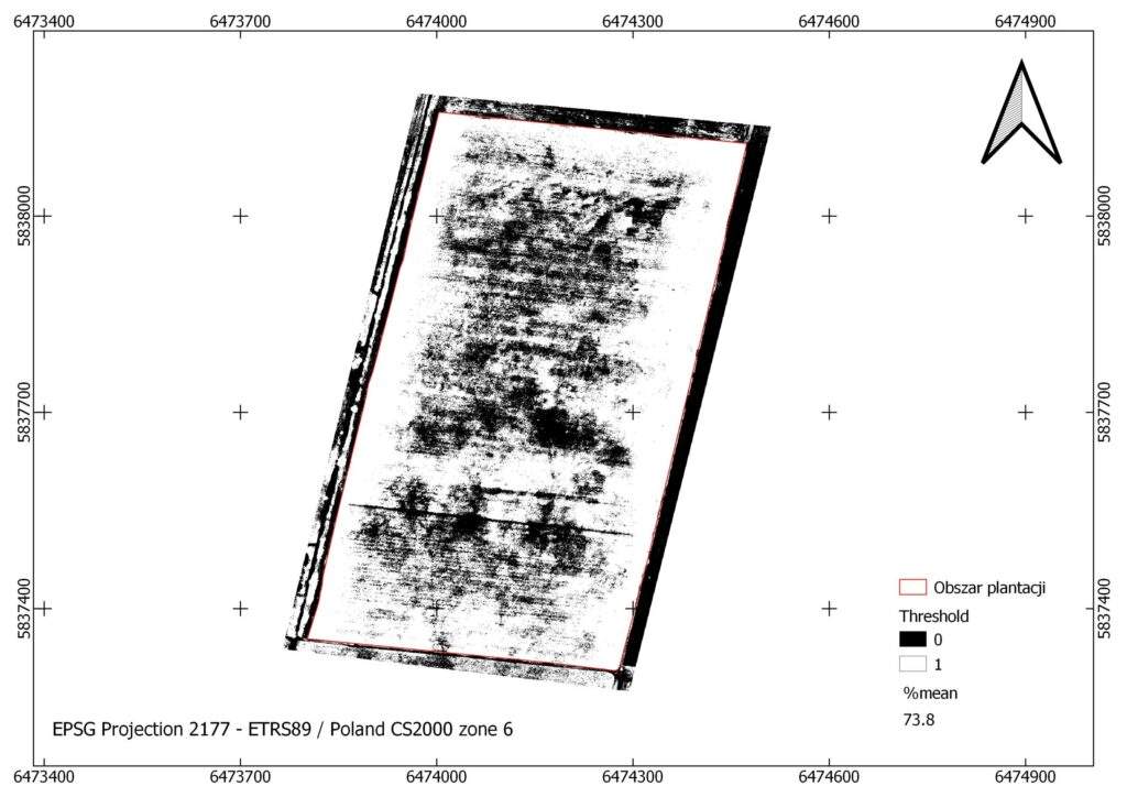 Mapa ubytków z dnia 25.08.2021.