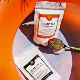 Hemp tea 100% 100g + mix of hemp tea with green 100g BIG TEA MIX