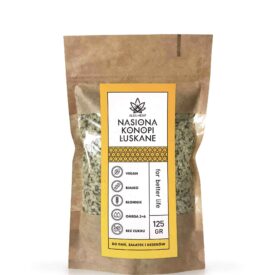Shelled hemp seeds 125g