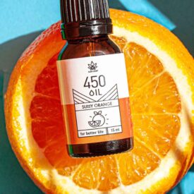 Set of 2x 3% CBD hemp oils with orange flavor 15ml 450 mg