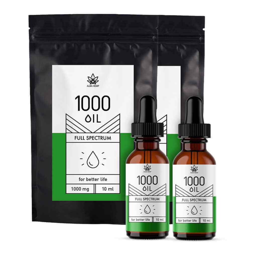 Olej konopny CBD 1000mg
