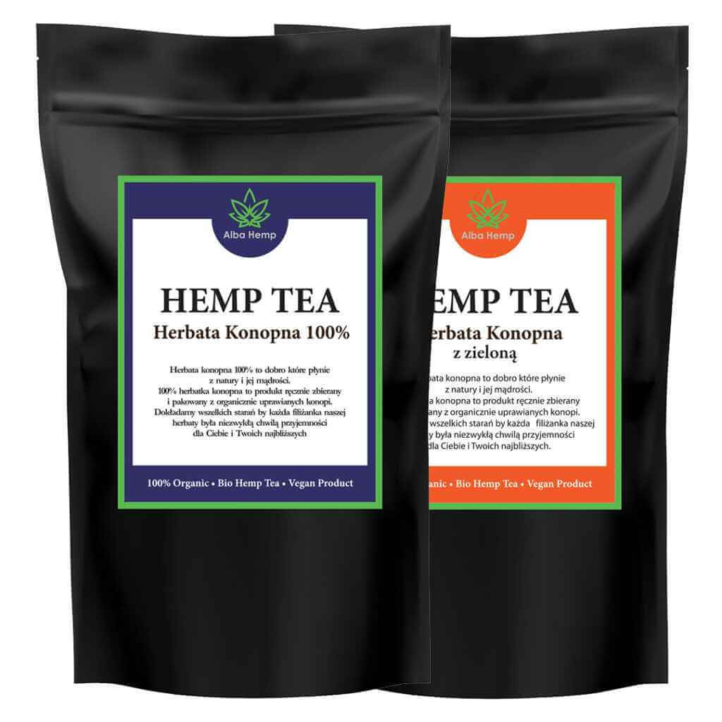 Herbaty konopne CBD Alba Hemp